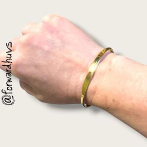 Napier Gold Tone Cuff Bracelet